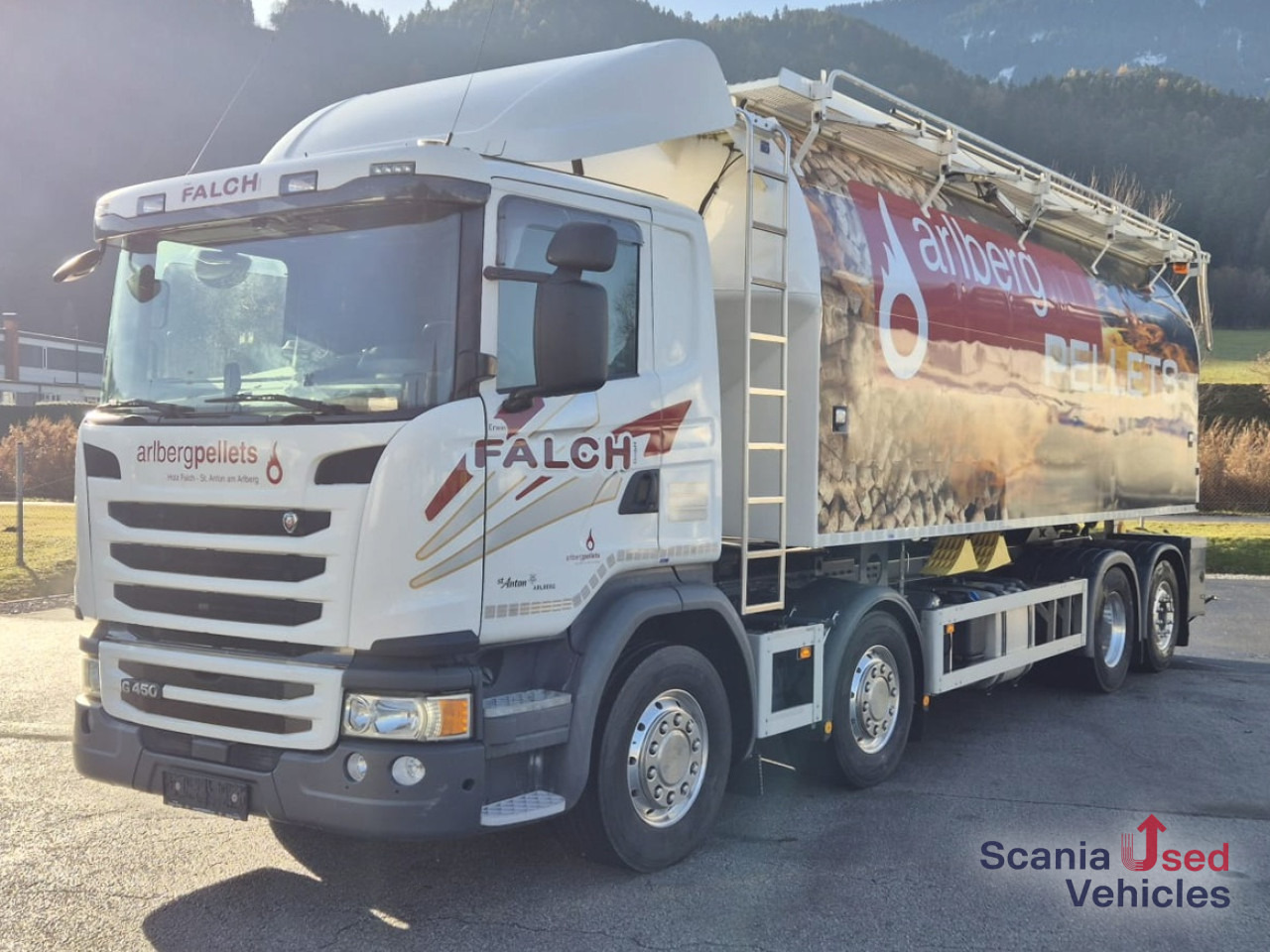 SCANIA G 450 LB8x2*6MNB Pelletssilo! - Truk tangki: gambar 1 SCANIA G 450 LB8x2*6MNB Pelletssilo! - Truk tangki: gambar 1