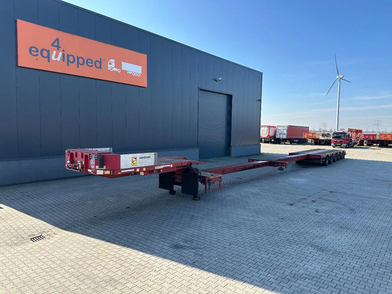Broshuis 5ABSD-68/2, FIVE AXLE HYDRAULIC STEERED / 2x EXTENDABLE (27m) / SEMI LOW LOADER - Semi-trailer low bed: gambar 1 Broshuis 5ABSD-68/2, FIVE AXLE HYDRAULIC STEERED / 2x EXTENDABLE (27m) / SEMI LOW LOADER - Semi-trailer low bed: gambar 1