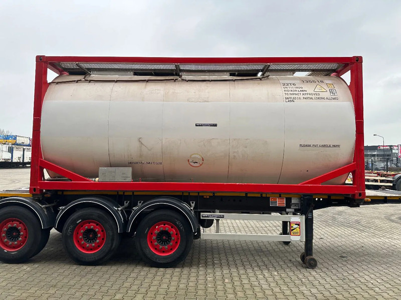 Burg 20FT ADR (EX/II, EX/III, FL, AT) Chassis + Tankcontainer 26.000L /3 baffels - Semi-trailer tangki: gambar 3 Burg 20FT ADR (EX/II, EX/III, FL, AT) Chassis + Tankcontainer 26.000L /3 baffels - Semi-trailer tangki: gambar 3