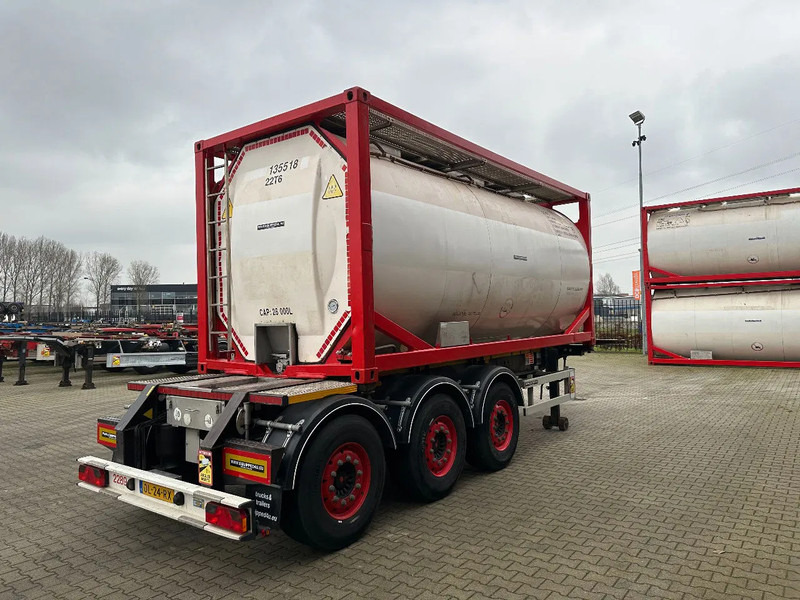 Burg 20FT ADR (EX/II, EX/III, FL, AT) Chassis + Tankcontainer 26.000L /3 baffels - Semi-trailer tangki: gambar 4 Burg 20FT ADR (EX/II, EX/III, FL, AT) Chassis + Tankcontainer 26.000L /3 baffels - Semi-trailer tangki: gambar 4