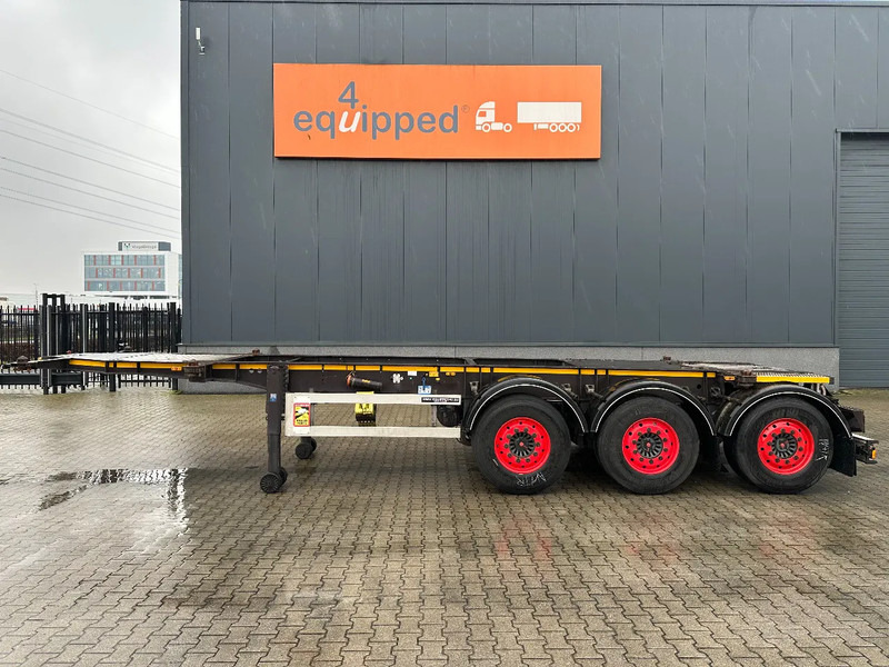 Burg 20FT ADR (EX/II, EX/III, FL, AT), Leergewicht: 3.690kg, SAF INTRADISC, 2x Liftachse, ALCOA, NL-Chassis, APK/ADR: 02-2026 - Semi-trailer pengangkut mobil: gambar 2 Burg 20FT ADR (EX/II, EX/III, FL, AT), Leergewicht: 3.690kg, SAF INTRADISC, 2x Liftachse, ALCOA, NL-Chassis, APK/ADR: 02-2026 - Semi-trailer pengangkut mobil: gambar 2
