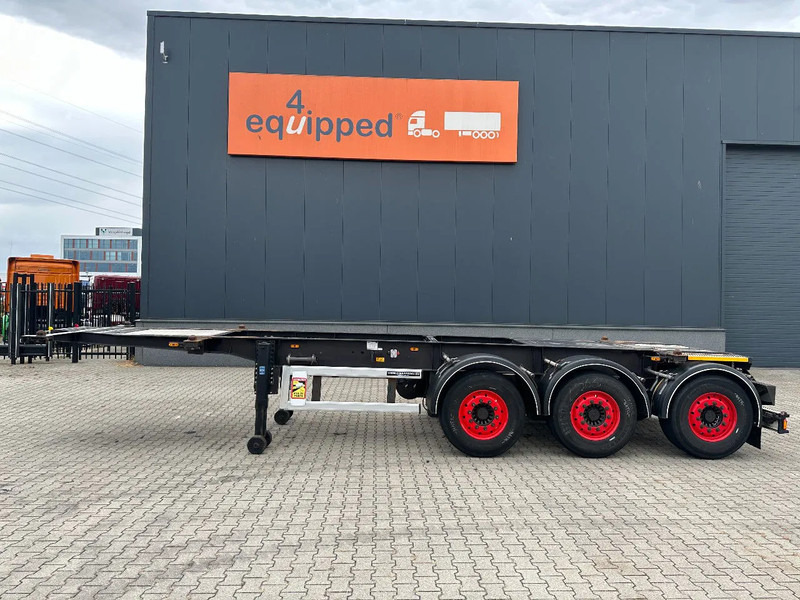 Burg 20FT (SWAP) / 3-axles, 3.400kg, SAF INTRADISC, ADR, 2x LIFTAXLE, NL-chassis - Semi-trailer pengangkut mobil: gambar 2 Burg 20FT (SWAP) / 3-axles, 3.400kg, SAF INTRADISC, ADR, 2x LIFTAXLE, NL-chassis - Semi-trailer pengangkut mobil: gambar 2