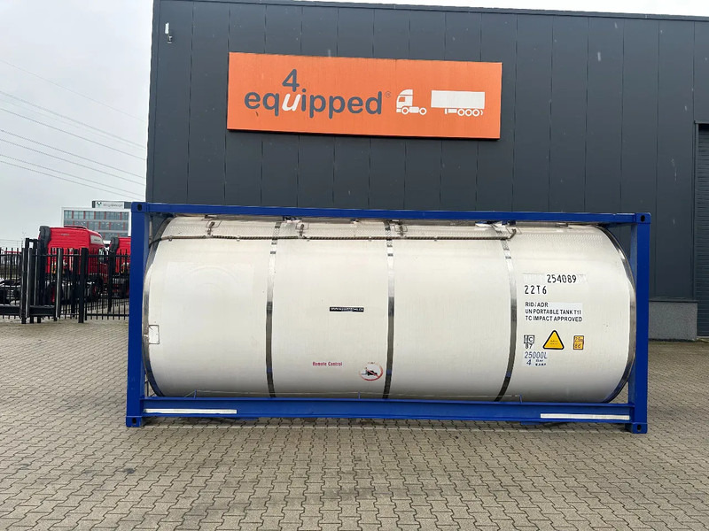 CIMC 20FT ISO, 25.060L / 1-COMP / 3 BAFFELS / T11 / 4 manholes / ADR valid until 10/2027 - Tangki penyimpanan: gambar 2 CIMC 20FT ISO, 25.060L / 1-COMP / 3 BAFFELS / T11 / 4 manholes / ADR valid until 10/2027 - Tangki penyimpanan: gambar 2