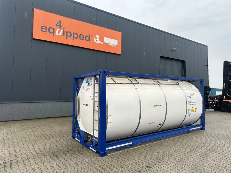 CIMC 20FT ISO, 25.060L / 1-COMP / 3 BAFFELS / T11 / 4 manholes / ADR valid until 10/2027 - Tangki penyimpanan: gambar 1 CIMC 20FT ISO, 25.060L / 1-COMP / 3 BAFFELS / T11 / 4 manholes / ADR valid until 10/2027 - Tangki penyimpanan: gambar 1