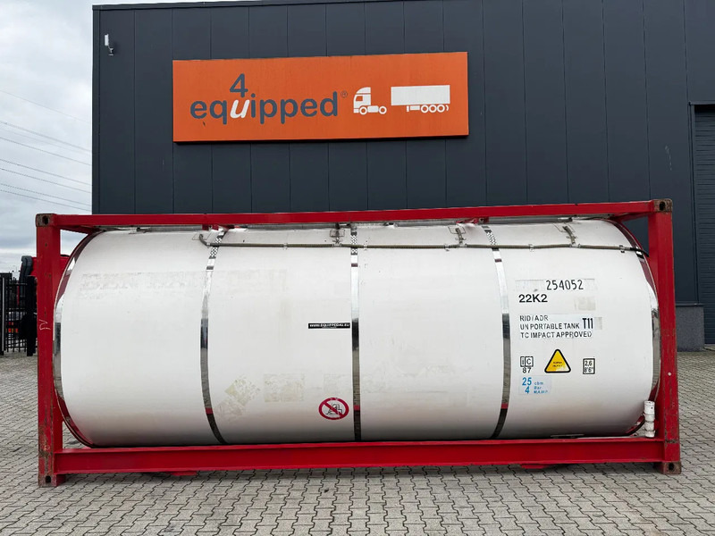 CIMC 20FT ISO, 25.080L / 1-COMP / 3 BAFFELS / T12 / 4 manholes / ADR valid until 02/2027 - Tangki penyimpanan: gambar 2 CIMC 20FT ISO, 25.080L / 1-COMP / 3 BAFFELS / T12 / 4 manholes / ADR valid until 02/2027 - Tangki penyimpanan: gambar 2