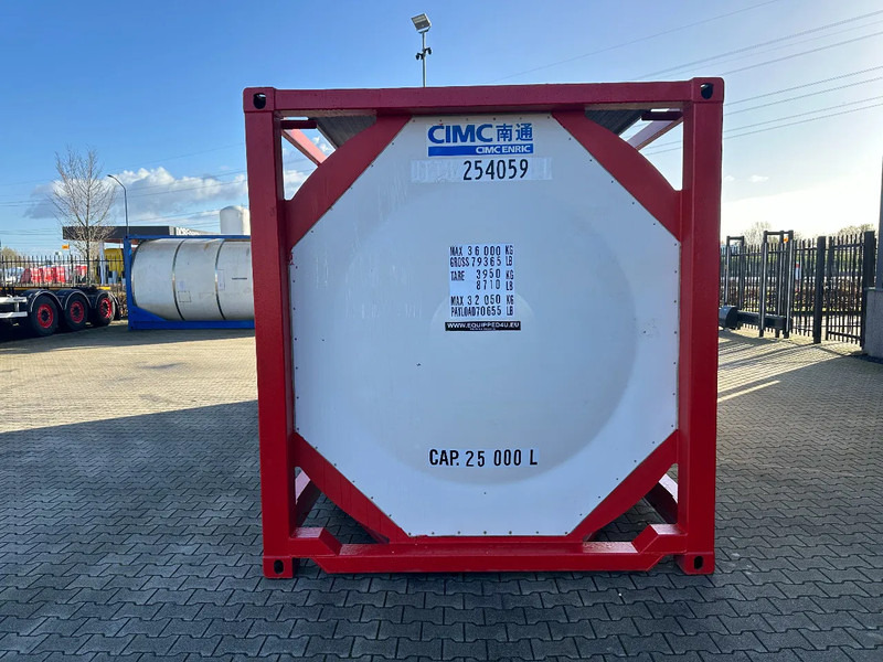 CIMC 20FT ISO, 25.080L / 1-COMP / 3 BAFFELS / T12 / 4 manholes / ADR valid until 12/2026 - Tangki penyimpanan: gambar 5 CIMC 20FT ISO, 25.080L / 1-COMP / 3 BAFFELS / T12 / 4 manholes / ADR valid until 12/2026 - Tangki penyimpanan: gambar 5