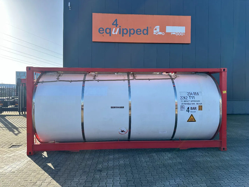 CIMC 20FT ISO, 25.080L / 1-COMP / 3 BAFFELS / T12 / 4 manholes / ADR valid until 12/2026 - Tangki penyimpanan: gambar 2 CIMC 20FT ISO, 25.080L / 1-COMP / 3 BAFFELS / T12 / 4 manholes / ADR valid until 12/2026 - Tangki penyimpanan: gambar 2