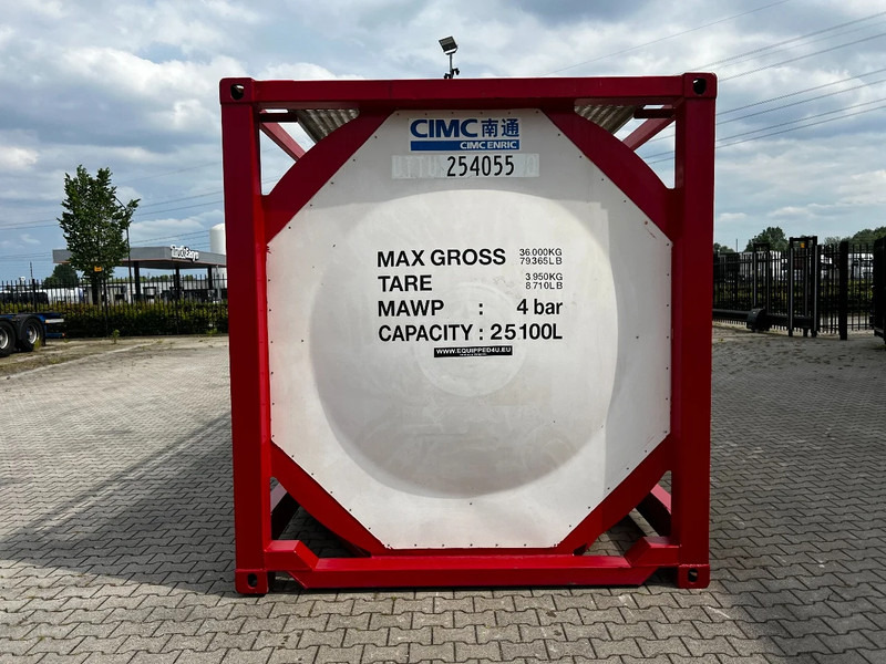 CIMC 20FT ISO, 25.100L/1-COMP/3 BAFFELS/4 manholes, ADR valid until 02/2025 - Tangki penyimpanan: gambar 5 CIMC 20FT ISO, 25.100L/1-COMP/3 BAFFELS/4 manholes, ADR valid until 02/2025 - Tangki penyimpanan: gambar 5