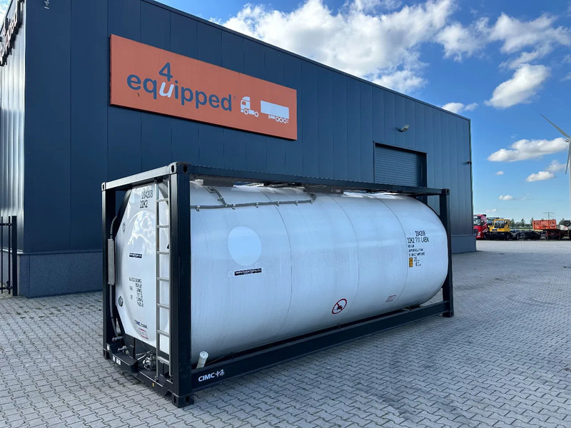 CIMC NEW / UNUSED, for FOOD STUFF or CHEMICAL, 20FT ISO, 25.030L, L4BN, UN Portable, T11, test: 1-2027 - Tangki penyimpanan: gambar 1 CIMC NEW / UNUSED, for FOOD STUFF or CHEMICAL, 20FT ISO, 25.030L, L4BN, UN Portable, T11, test: 1-2027 - Tangki penyimpanan: gambar 1