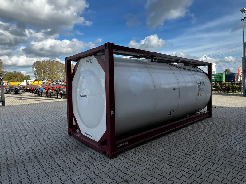 Tangki penyimpanan baru CIMC UNUSED,  BOTH FOOD STUFF/CHEMICAL USE, 20FT ISO,  25.000L, L4BN, UN Portable, T11, test: 12-2026: gambar 8