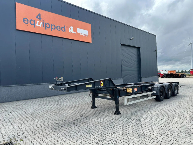 Diversen Turbo's Hoet 20FT HC GOOSENECK ADR CHASSIS, BPW + DISC, ADR (FL, AT, OX), 2x available - Semi-trailer pengangkut mobil: gambar 1 Diversen Turbo's Hoet 20FT HC GOOSENECK ADR CHASSIS, BPW + DISC, ADR (FL, AT, OX), 2x available - Semi-trailer pengangkut mobil: gambar 1