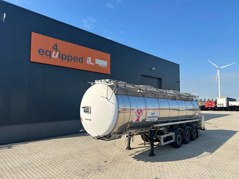 Feldbinder FOOD / LEVENSMIDDELEN / LEBENSMITTEL / 33.500L / 3-COMP / PUMP / NL-trailer / APK: 05-2026 - Semi-trailer tangki: gambar 1 Feldbinder FOOD / LEVENSMIDDELEN / LEBENSMITTEL / 33.500L / 3-COMP / PUMP / NL-trailer / APK: 05-2026 - Semi-trailer tangki: gambar 1