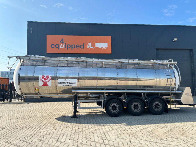 Feldbinder FOOD / LEVENSMIDDELEN / LEBENSMITTEL / 33.500L / 3-COMP / PUMP / NL-trailer / APK: 05-2026 - Semi-trailer tangki: gambar 2 Feldbinder FOOD / LEVENSMIDDELEN / LEBENSMITTEL / 33.500L / 3-COMP / PUMP / NL-trailer / APK: 05-2026 - Semi-trailer tangki: gambar 2
