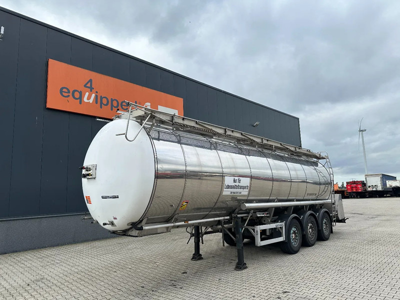 Feldbinder FOOD / LEVENSMIDDELEN / LEBENSMITTEL / 33.500L / 3-COMP / PUMP / NL-trailer / APK: 10-2026 - Semi-trailer tangki: gambar 1 Feldbinder FOOD / LEVENSMIDDELEN / LEBENSMITTEL / 33.500L / 3-COMP / PUMP / NL-trailer / APK: 10-2026 - Semi-trailer tangki: gambar 1