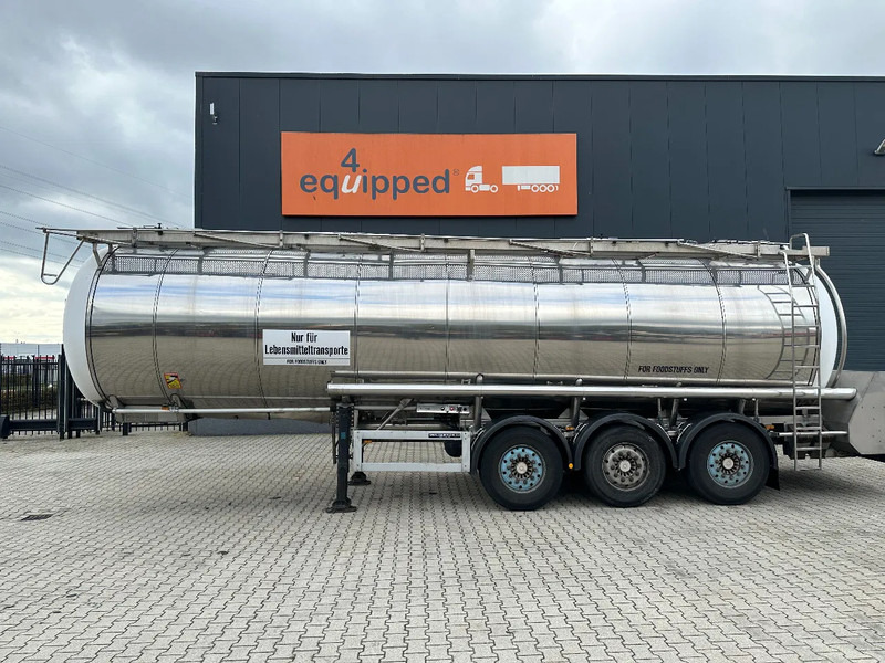 Feldbinder FOOD / LEVENSMIDDELEN / LEBENSMITTEL / 33.500L / 3-COMP / PUMP / NL-trailer / APK: 10-2026 - Semi-trailer tangki: gambar 2 Feldbinder FOOD / LEVENSMIDDELEN / LEBENSMITTEL / 33.500L / 3-COMP / PUMP / NL-trailer / APK: 10-2026 - Semi-trailer tangki: gambar 2