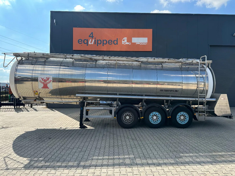 Feldbinder LEBENSMITTEL / LEVENSMIDDELEN FOOD / 33.500L / 3-COMP / PUMPE / NL-trailer / APK: 09-2026 - Semi-trailer tangki: gambar 2 Feldbinder LEBENSMITTEL / LEVENSMIDDELEN FOOD / 33.500L / 3-COMP / PUMPE / NL-trailer / APK: 09-2026 - Semi-trailer tangki: gambar 2