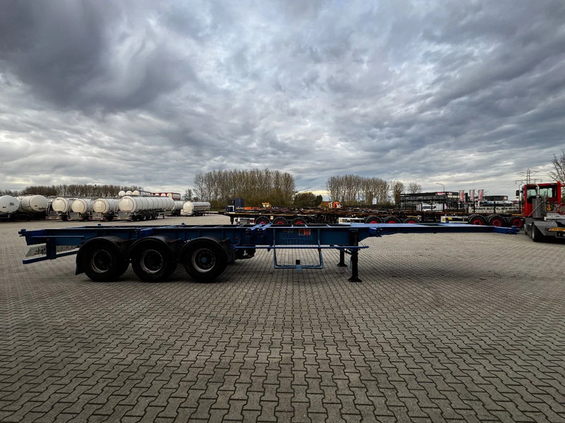 Groenewegen 40FT-chassis / liftaxle / drumbrakes / NL-Chassis - Semi-trailer pengangkut mobil: gambar 3 Groenewegen 40FT-chassis / liftaxle / drumbrakes / NL-Chassis - Semi-trailer pengangkut mobil: gambar 3