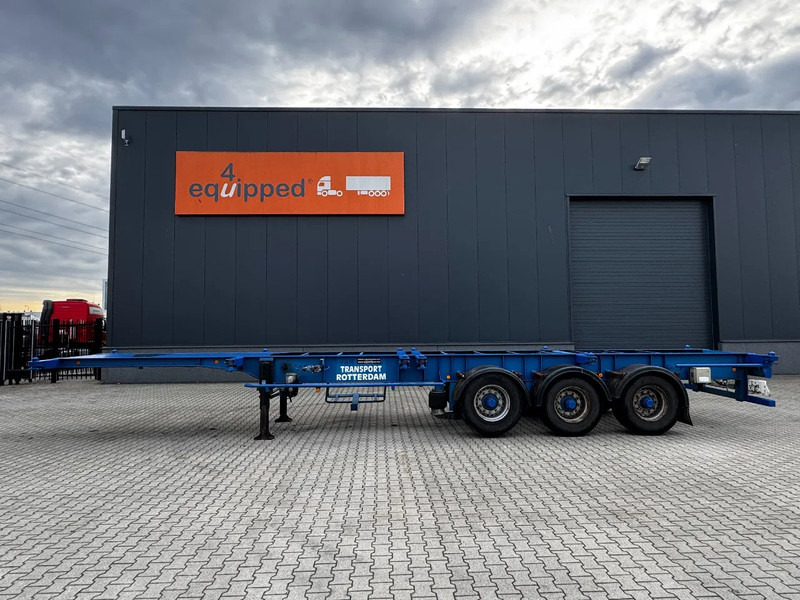 Groenewegen 40FT-chassis / liftaxle / drumbrakes / NL-Chassis - Semi-trailer pengangkut mobil: gambar 2 Groenewegen 40FT-chassis / liftaxle / drumbrakes / NL-Chassis - Semi-trailer pengangkut mobil: gambar 2