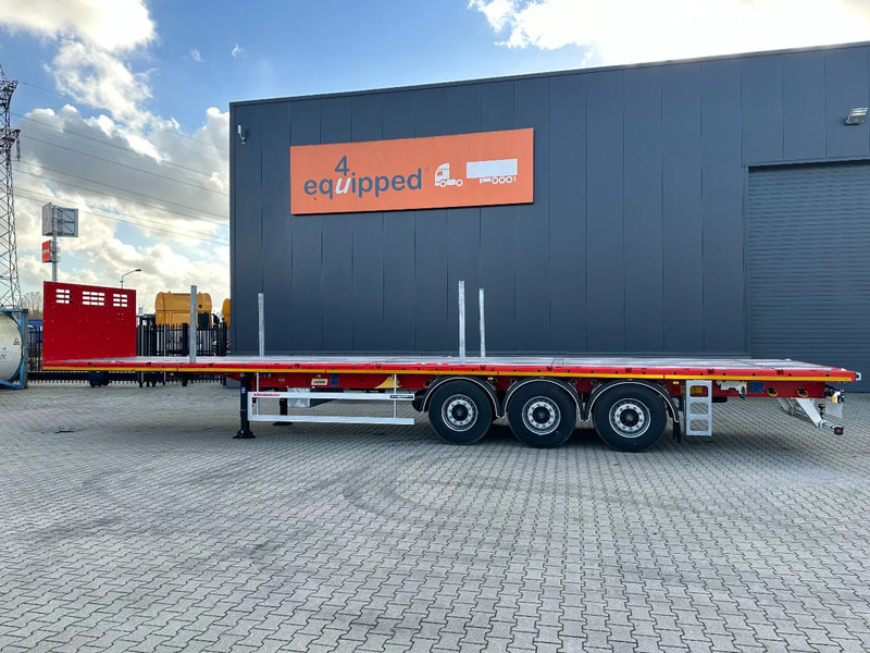 Kässbohrer NEU Heavy-Duty Platform, Heckbündig, Twistlocks (1x 40FT / 2x 20FT), ADR (EX/II, EX/III, FL, AT), Rungtasschen, Scheibebremsen - Semi-trailer pengangkut mobil: gambar 2 Kässbohrer NEU Heavy-Duty Platform, Heckbündig, Twistlocks (1x 40FT / 2x 20FT), ADR (EX/II, EX/III, FL, AT), Rungtasschen, Scheibebremsen - Semi-trailer pengangkut mobil: gambar 2