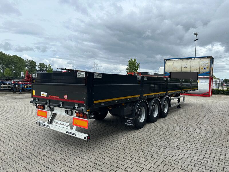 Kässbohrer NEW HEAVY DUTY FLATBED / TWISTLOCK / ALU DROPSIDES / BPW / NL / APK: 04-2027 - Semi-trailer flatbed: gambar 5 Kässbohrer NEW HEAVY DUTY FLATBED / TWISTLOCK / ALU DROPSIDES / BPW / NL / APK: 04-2027 - Semi-trailer flatbed: gambar 5