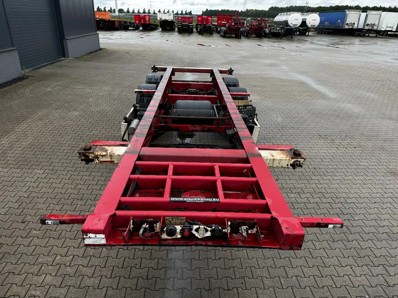 Krone 2-assig 20FT chassis, BPW + trommel, luchtvering, leeggewicht: 3.180kg - Semi-trailer pengangkut mobil: gambar 2 Krone 2-assig 20FT chassis, BPW + trommel, luchtvering, leeggewicht: 3.180kg - Semi-trailer pengangkut mobil: gambar 2