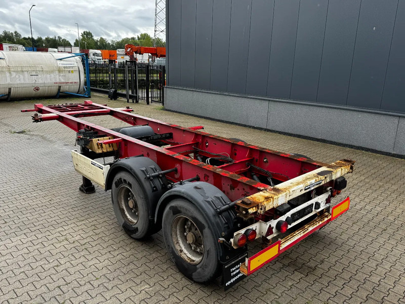 Krone 2-assig 20FT chassis, BPW + trommel, luchtvering, leeggewicht: 3.180kg - Semi-trailer pengangkut mobil: gambar 4 Krone 2-assig 20FT chassis, BPW + trommel, luchtvering, leeggewicht: 3.180kg - Semi-trailer pengangkut mobil: gambar 4