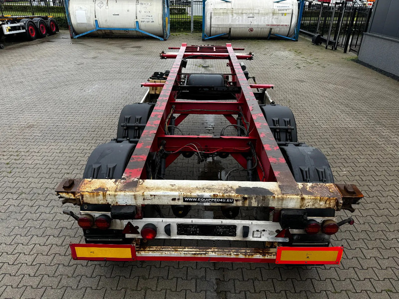 Semi-trailer pengangkut mobil Krone 2-assig 20FT chassis, BPW + trommel, luchtvering, leeggewicht: 3.180kg: gambar 6