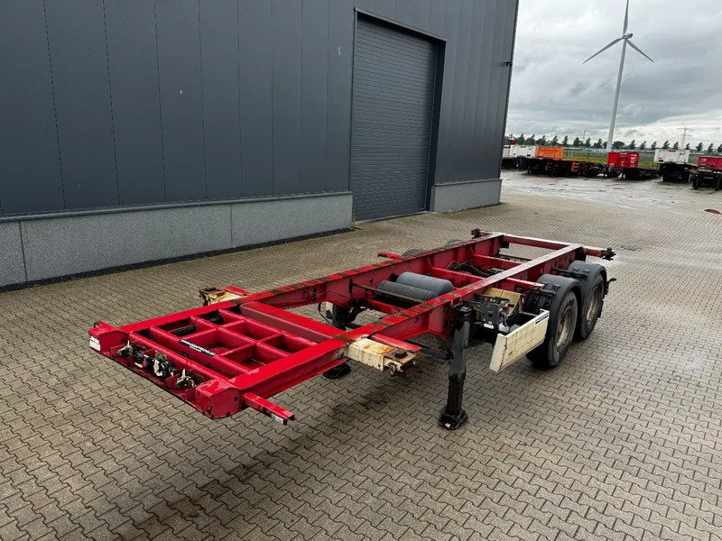 Krone 2-assig 20FT chassis, BPW + trommel, luchtvering, leeggewicht: 3.180kg - Semi-trailer pengangkut mobil: gambar 5 Krone 2-assig 20FT chassis, BPW + trommel, luchtvering, leeggewicht: 3.180kg - Semi-trailer pengangkut mobil: gambar 5