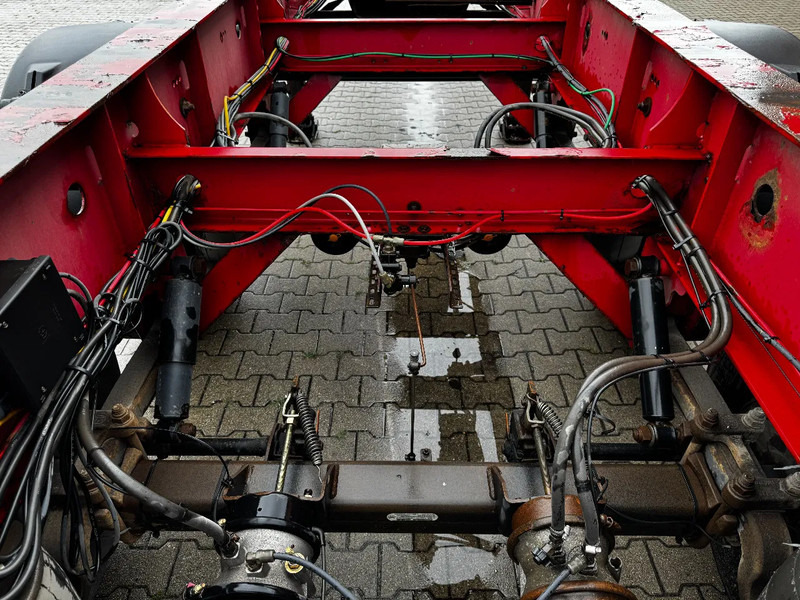 Semi-trailer pengangkut mobil Krone 2-assig 20FT chassis, BPW + trommel, luchtvering, leeggewicht: 3.180kg: gambar 16