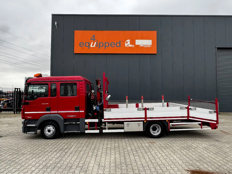 MAN TGL 8.180 Dubbele Cabine (DOKA), HMF535 K3 kraan met slechts 283 uur en 211.164km, EURO-6, oprij-platen, NL-truck, APK: 11/2025 - Truk pengangkut mobil, Truk derek: gambar 2 MAN TGL 8.180 Dubbele Cabine (DOKA), HMF535 K3 kraan met slechts 283 uur en 211.164km, EURO-6, oprij-platen, NL-truck, APK: 11/2025 - Truk pengangkut mobil, Truk derek: gambar 2