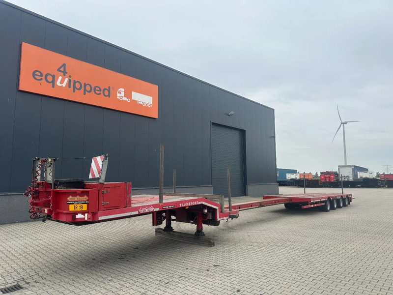 Nooteboom MCO-50-04V 4-axle lowloader, 4x hydraulic steering, 6700mm extendable, floor height: 785mm, NL-trailer, APK: 11/2025 - Semi-trailer low bed: gambar 1 Nooteboom MCO-50-04V 4-axle lowloader, 4x hydraulic steering, 6700mm extendable, floor height: 785mm, NL-trailer, APK: 11/2025 - Semi-trailer low bed: gambar 1