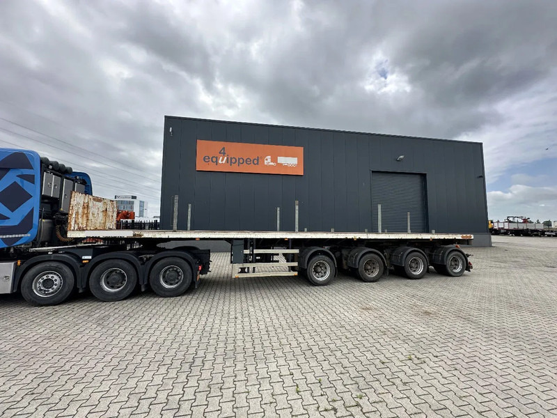 Nooteboom OVB-73-04, 73 tons 4-axle Ballast trailer, 3 hydraulic steering axles, 75% tyres, MOT 03/2026 - Semi-trailer flatbed: gambar 2 Nooteboom OVB-73-04, 73 tons 4-axle Ballast trailer, 3 hydraulic steering axles, 75% tyres, MOT 03/2026 - Semi-trailer flatbed: gambar 2