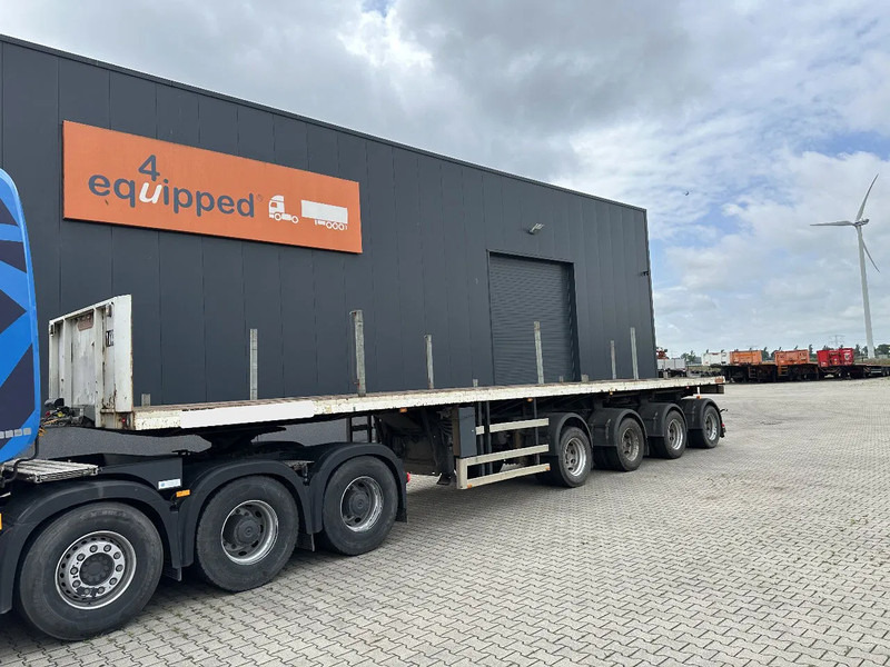 Nooteboom OVB-73-04, 73 tons 4-axle Ballast trailer, 3 hydraulic steering axles, 75% tyres, MOT 03/2026 - Semi-trailer flatbed: gambar 1 Nooteboom OVB-73-04, 73 tons 4-axle Ballast trailer, 3 hydraulic steering axles, 75% tyres, MOT 03/2026 - Semi-trailer flatbed: gambar 1