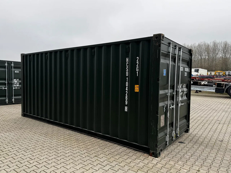 Kontainer pengiriman Onbekend TOP 20FT DV 8'6" containers ONE-WAY, 2x available, darkgreen: gambar 8