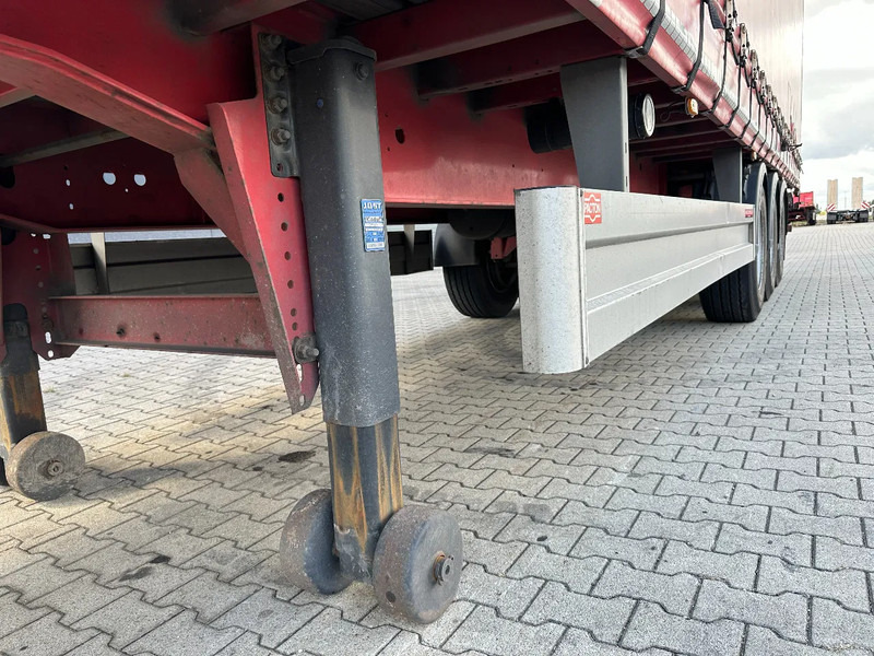 Semi-trailer dengan terpal samping Pacton alu zijborden + planken, hardhouten vloer, NL-trailer, APK: 08-2026: gambar 18