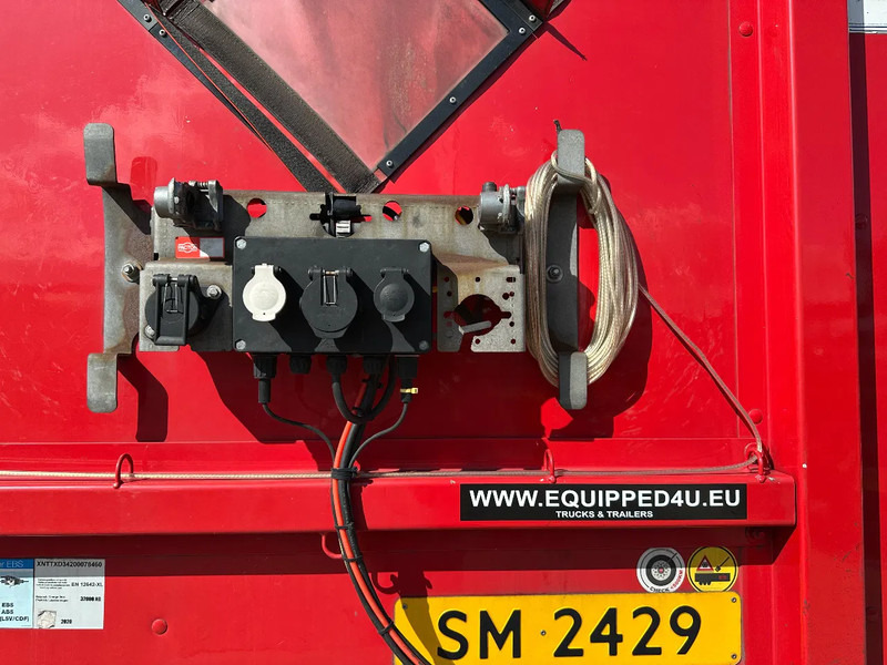 Semi-trailer dengan terpal samping Pacton alu zijborden + planken, hardhouten vloer, NL-trailer, APK: 08-2026: gambar 15