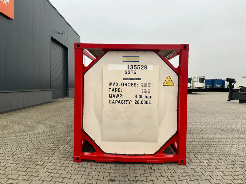 SINGAMAS 20FT ISO, 26.000L/1-COMP/3 BAFFELS/3 manholes, 5Y inspection: 06/2027 - Tangki penyimpanan: gambar 5 SINGAMAS 20FT ISO, 26.000L/1-COMP/3 BAFFELS/3 manholes, 5Y inspection: 06/2027 - Tangki penyimpanan: gambar 5