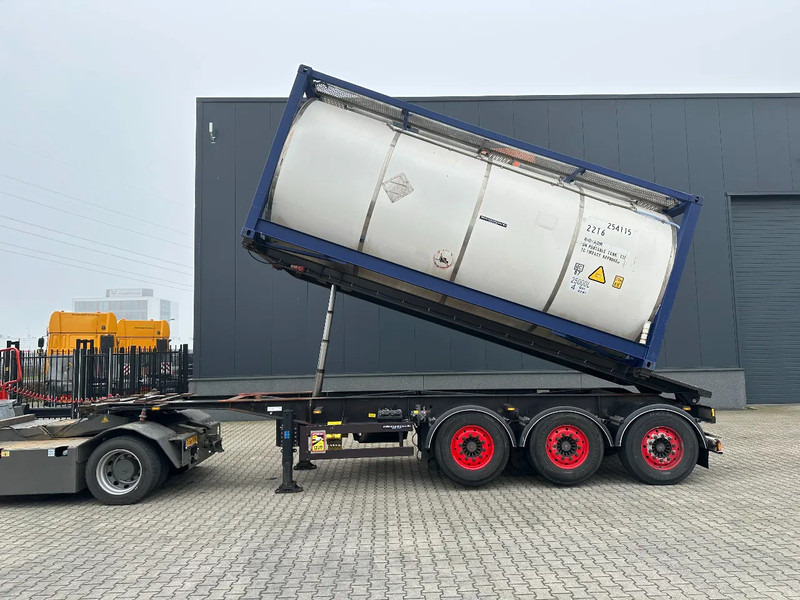 Semi-trailer pengangkut mobil Van Hool 20FT Tipping-chassis, ADR (EX/II, EX/III, FL, AT), SAF, 2 liftaxles: gambar 8