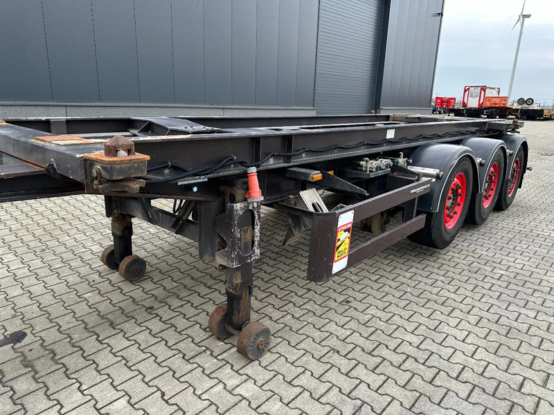 Semi-trailer pengangkut mobil Van Hool 20FT Tipping-chassis, ADR (EX/II, EX/III, FL, AT), SAF + DISC, 2 liftaxles: gambar 15