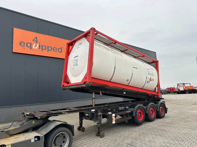 Van Hool 20FT Tipping-chassis, ADR (EX/II, EX/III, FL, AT), SAF + DISC, 2 liftaxles - Semi-trailer pengangkut mobil: gambar 1 Van Hool 20FT Tipping-chassis, ADR (EX/II, EX/III, FL, AT), SAF + DISC, 2 liftaxles - Semi-trailer pengangkut mobil: gambar 1