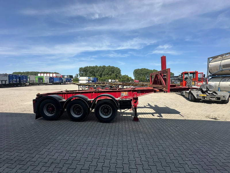 Van Hool 3 AXLE 20FT TIPPING-CHASSIS, BPW + disc, liftaxle, steering axle, BROKEN HYVA-CYLINDER - Semi-trailer pengangkut mobil: gambar 3 Van Hool 3 AXLE 20FT TIPPING-CHASSIS, BPW + disc, liftaxle, steering axle, BROKEN HYVA-CYLINDER - Semi-trailer pengangkut mobil: gambar 3