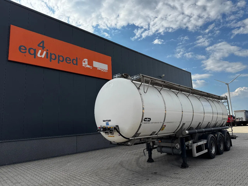 Van Hool FOOD / RVS chassis / empty weight 5.860kg / 29.500L / 1-COMP / 1 -BAFFLE / DISC / NL / APK - Semi-trailer tangki: gambar 1 Van Hool FOOD / RVS chassis / empty weight 5.860kg / 29.500L / 1-COMP / 1 -BAFFLE / DISC / NL / APK - Semi-trailer tangki: gambar 1