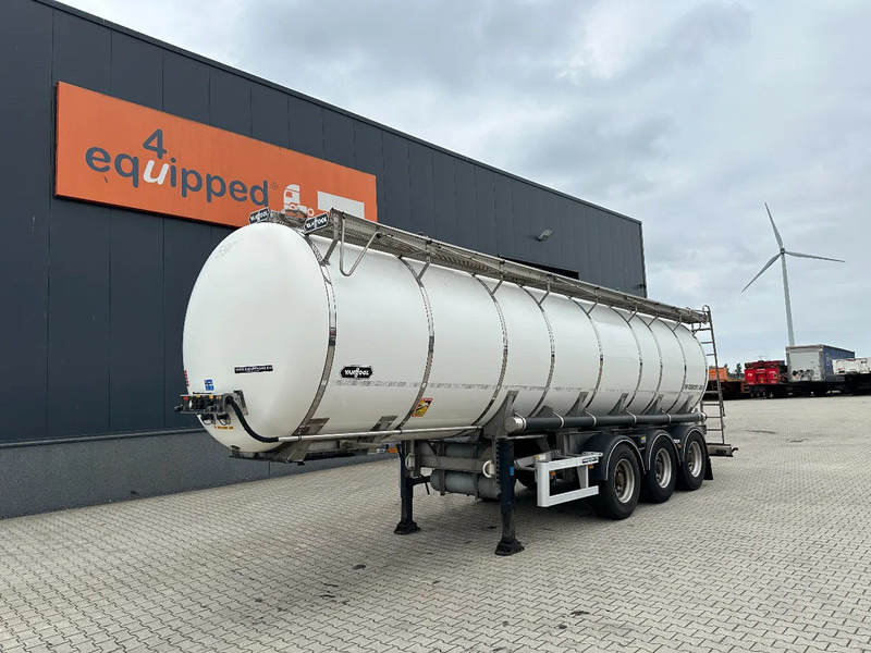 Van Hool FOOD / RVS chassis / empty weight: 5.860kg / 29.500L / 1-comp.+ 1 baffel / discbrakes / NL / APK: 02/2026 - Semi-trailer tangki: gambar 1 Van Hool FOOD / RVS chassis / empty weight: 5.860kg / 29.500L / 1-comp.+ 1 baffel / discbrakes / NL / APK: 02/2026 - Semi-trailer tangki: gambar 1