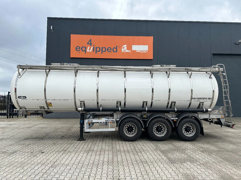 Van Hool FOOD / RVS chassis / empty weight: 5.860kg / 29.500L / 1-comp.+ 1 baffel / discbrakes / NL / APK: 05/2026 - Semi-trailer tangki: gambar 2 Van Hool FOOD / RVS chassis / empty weight: 5.860kg / 29.500L / 1-comp.+ 1 baffel / discbrakes / NL / APK: 05/2026 - Semi-trailer tangki: gambar 2