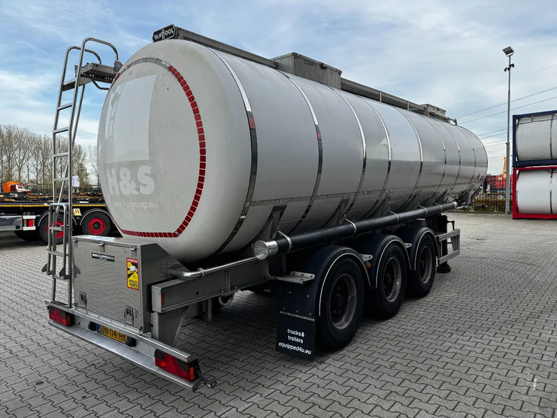 Van Hool LEBENSMITTEL / RVS Rahmen / Leergewicht: 5.860kg / 29.500L / 1-Kammer+ 1 Schwallwand / Scheibebremse / NL / APK 02-2026 - Semi-trailer tangki: gambar 4 Van Hool LEBENSMITTEL / RVS Rahmen / Leergewicht: 5.860kg / 29.500L / 1-Kammer+ 1 Schwallwand / Scheibebremse / NL / APK 02-2026 - Semi-trailer tangki: gambar 4