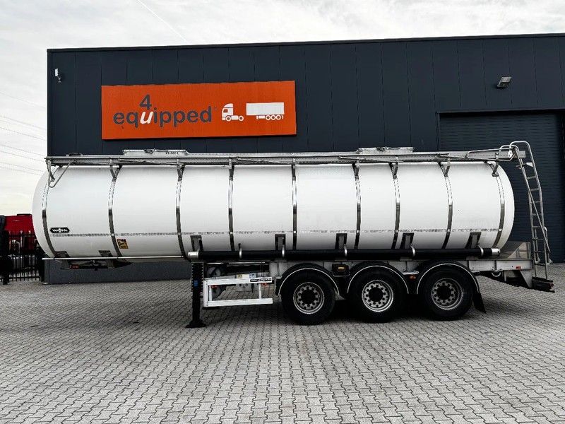 Van Hool LEVENSMIDDEL / RVS Rahmen / Leergewicht: 5.860kg / 29.500L / 1-Kammer+ 1 Schwallwand / Scheibebremse / NL / APK 03-2026 - Semi-trailer tangki: gambar 2 Van Hool LEVENSMIDDEL / RVS Rahmen / Leergewicht: 5.860kg / 29.500L / 1-Kammer+ 1 Schwallwand / Scheibebremse / NL / APK 03-2026 - Semi-trailer tangki: gambar 2