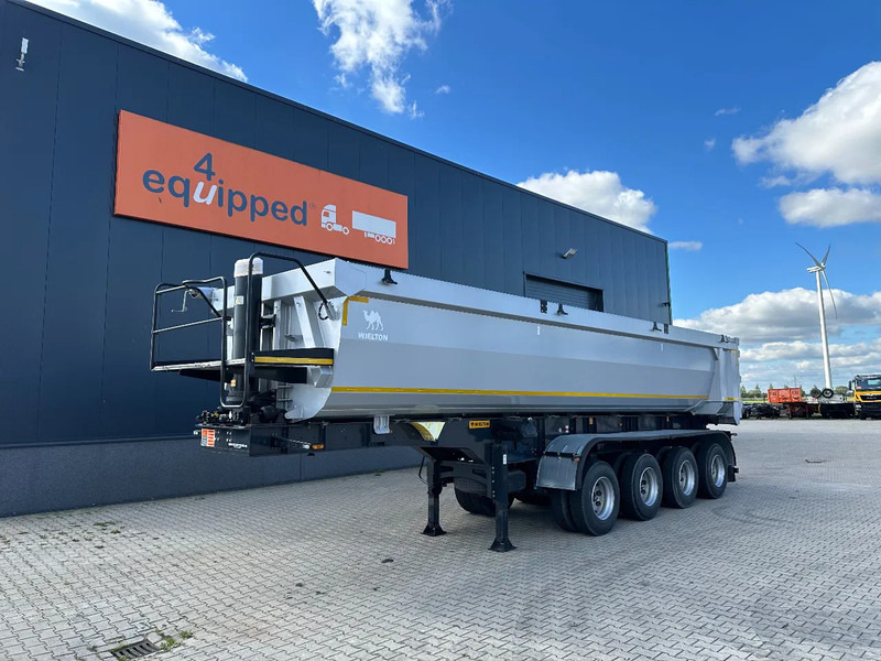 Wielton NEW / UNUSED 4-axle HEAVY-DUTY tipper, HARDOX, 16 tires, 32CBM, NO DOCUMENTS!!! - Semi-trailer jungkit: gambar 2 Wielton NEW / UNUSED 4-axle HEAVY-DUTY tipper, HARDOX, 16 tires, 32CBM, NO DOCUMENTS!!! - Semi-trailer jungkit: gambar 2