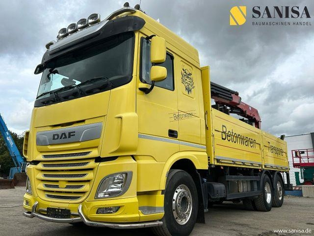 DAF XF 480/HMF 2530 L-CR Kran/Lenk/Lift/Baustoff - Truk derek: gambar 1 DAF XF 480/HMF 2530 L-CR Kran/Lenk/Lift/Baustoff - Truk derek: gambar 1