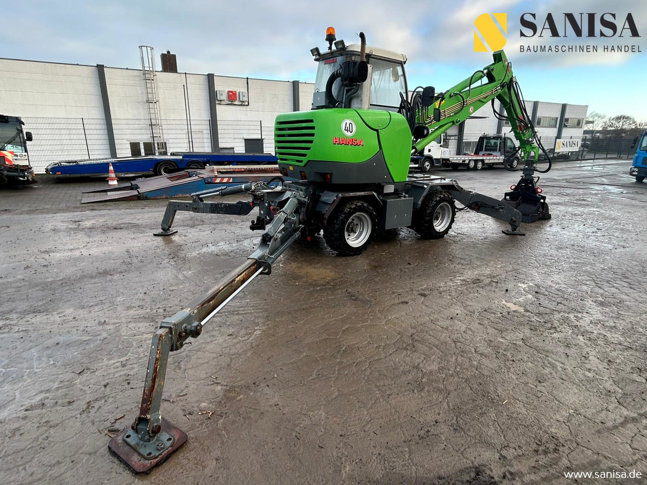 Hansa APZ 531/SW/Friedhofsbagger/Allrad/Tele Arm - Ekskavator roda: gambar 5 Hansa APZ 531/SW/Friedhofsbagger/Allrad/Tele Arm - Ekskavator roda: gambar 5