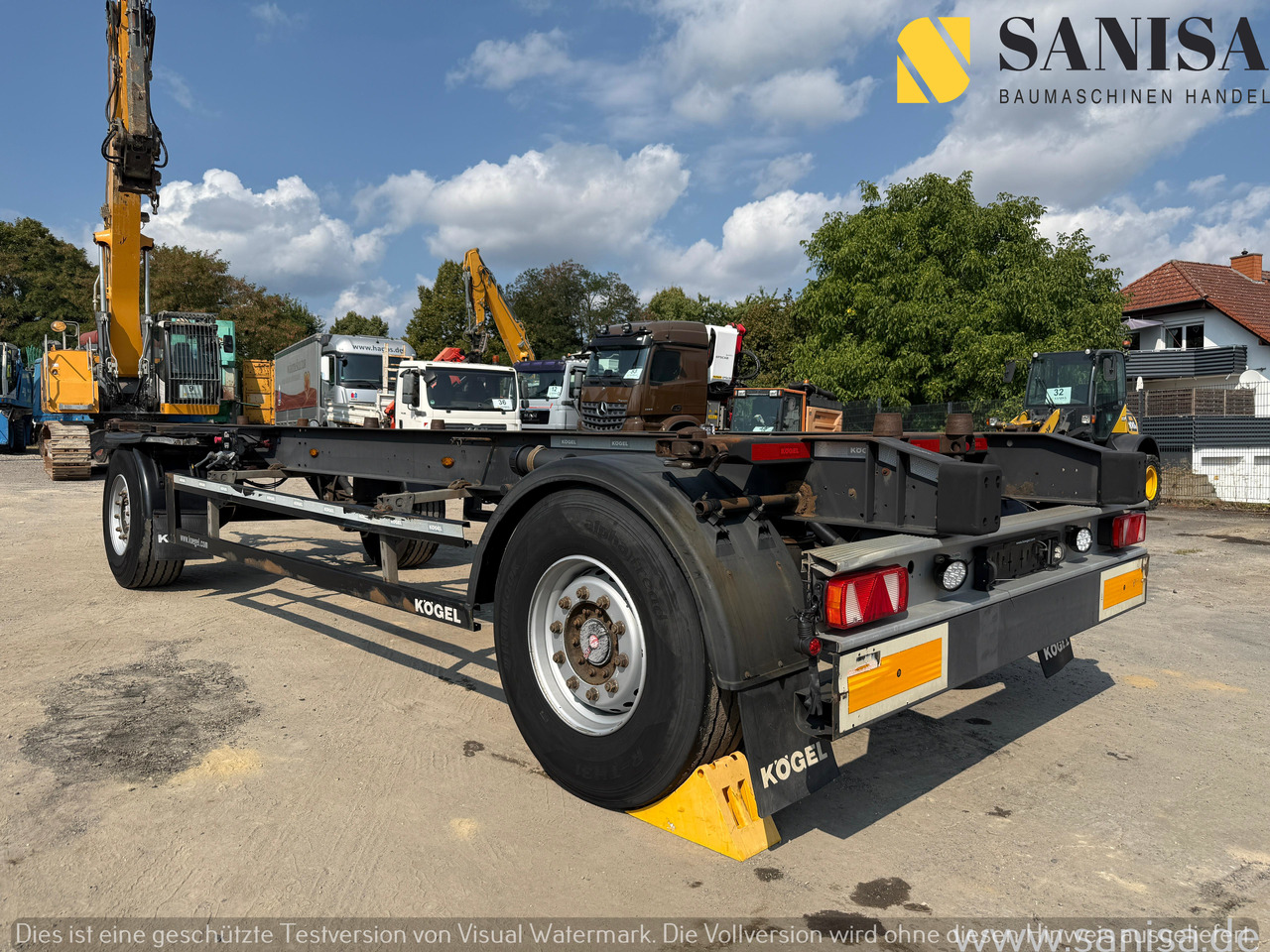 KÖGEL AW18/Wechselfahrgestell/BDF/Pneumatik - Trailer sasis: gambar 3 KÖGEL AW18/Wechselfahrgestell/BDF/Pneumatik - Trailer sasis: gambar 3